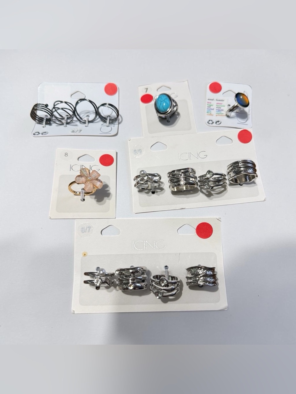 🔥25 piece lot of Brand NEW Icing rings/ear rings/bracelets/necklaces.